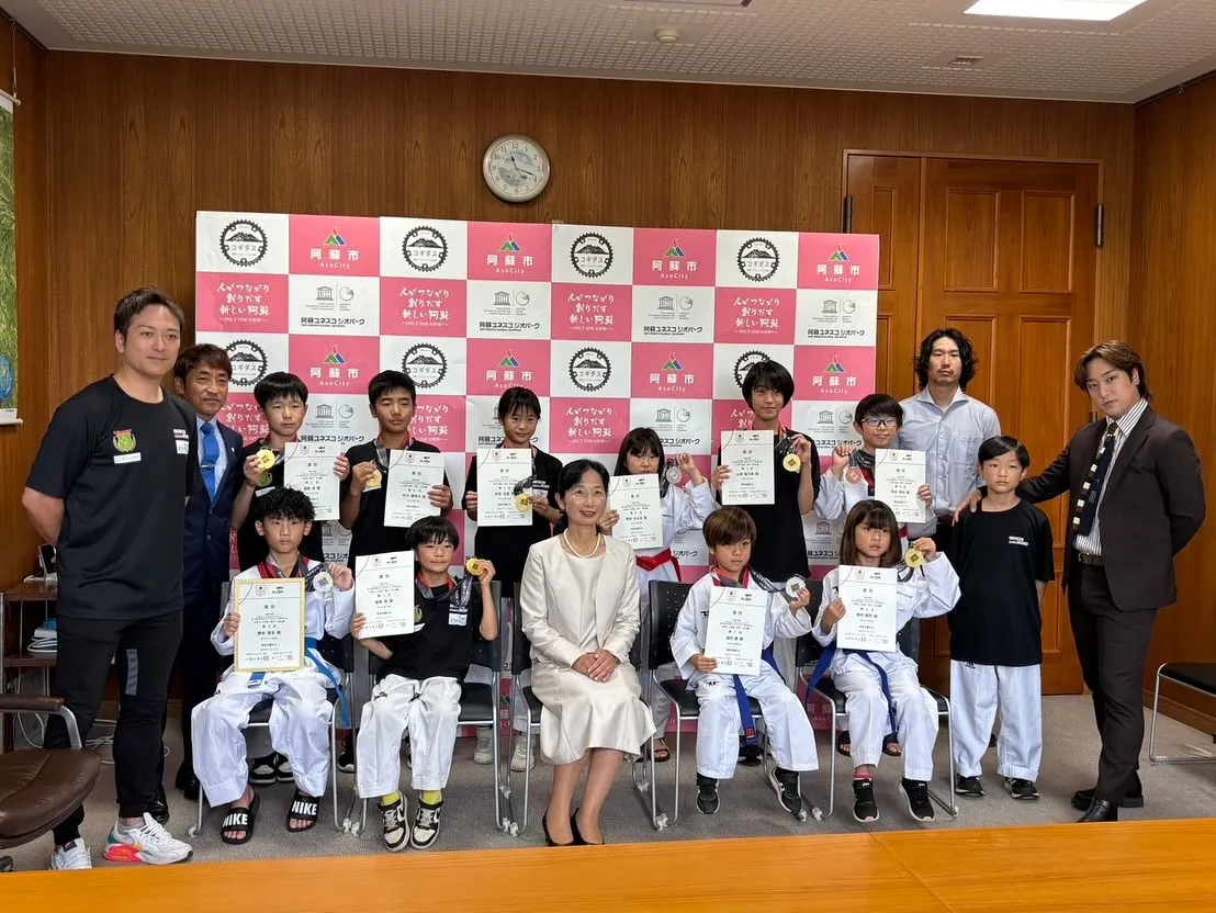 阿蘇市表敬訪問　