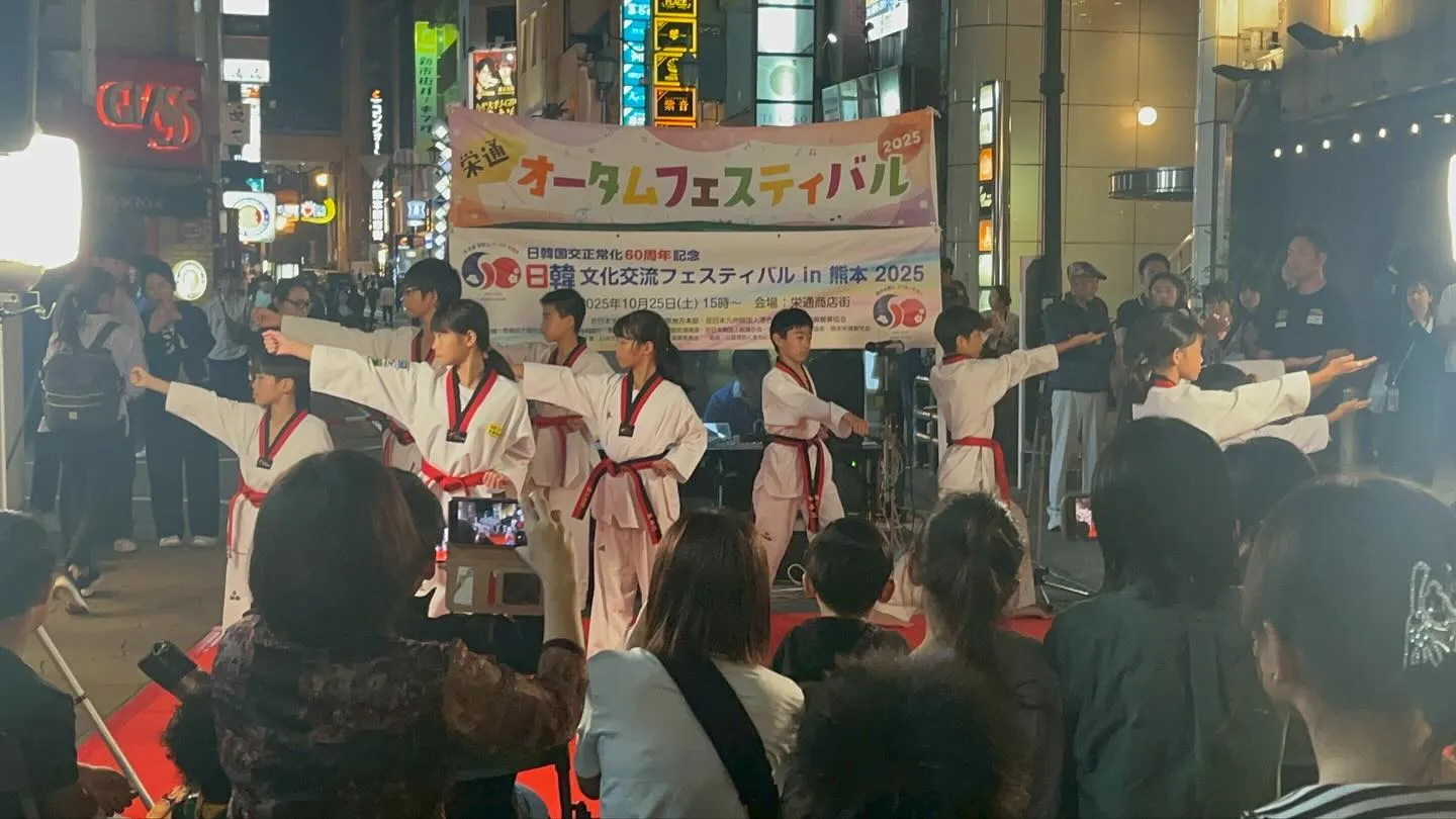 熊本市内で昨日は演武！