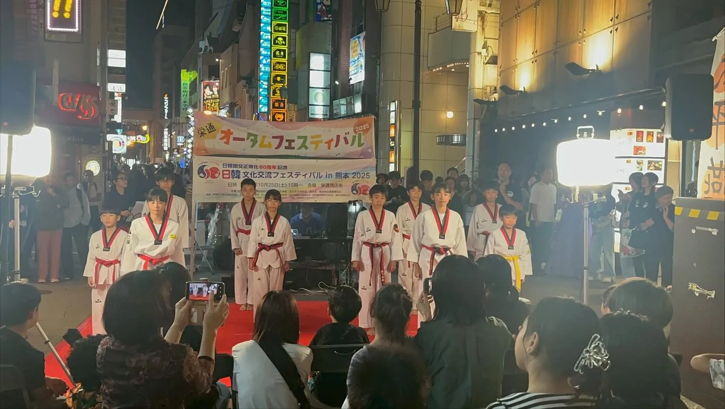 熊本市内で昨日は演武！