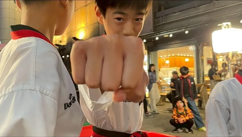 熊本市内で昨日は演武！