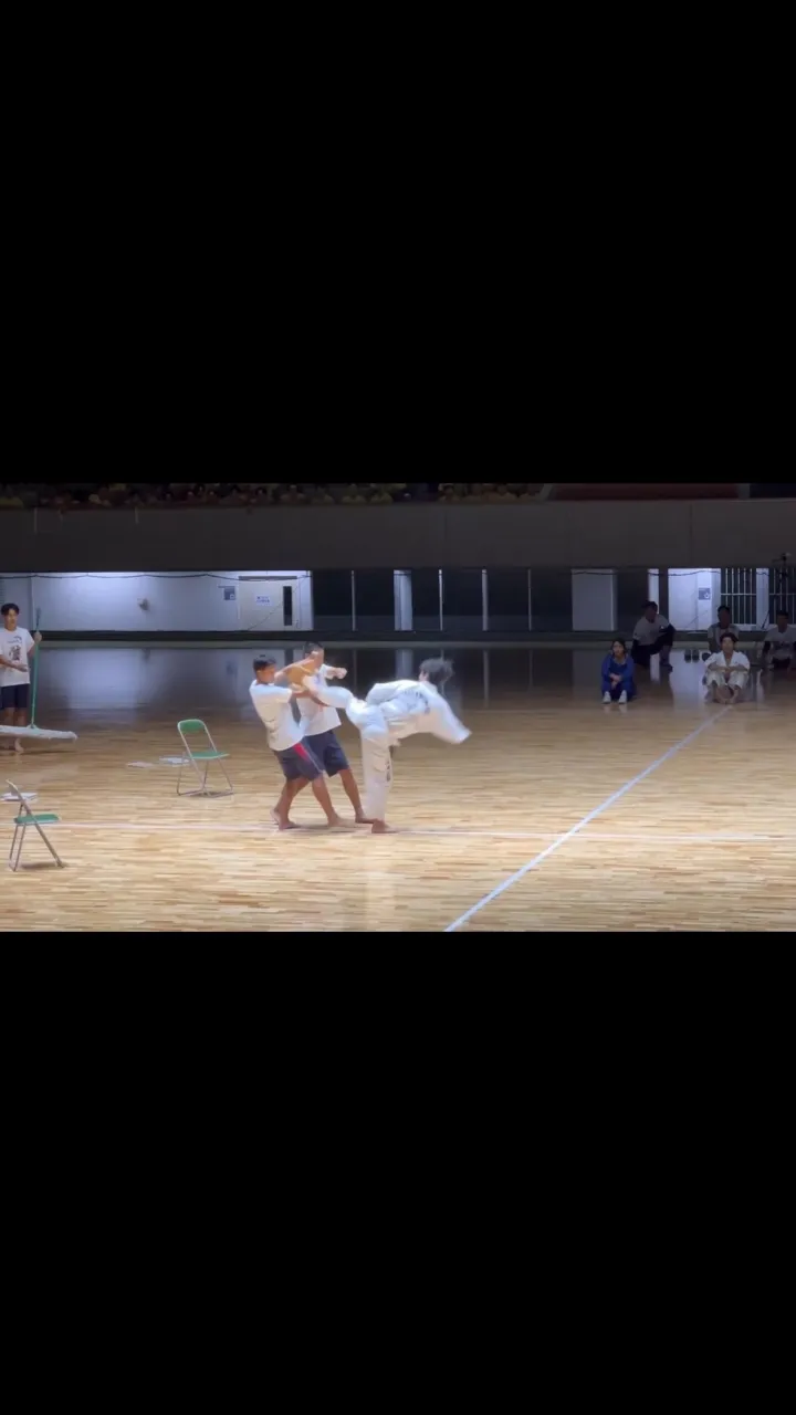 体育祭でテコンドー演武披露！